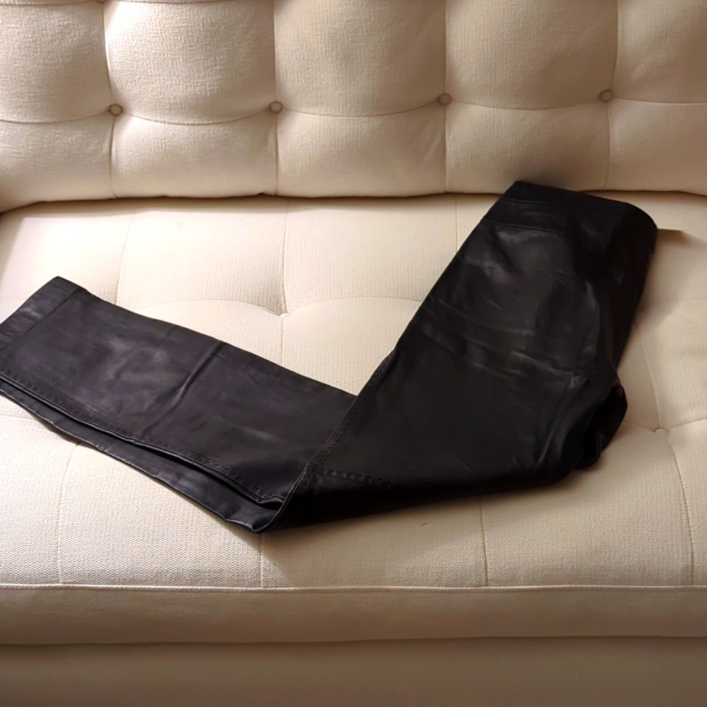 Dana Buchman leather pants